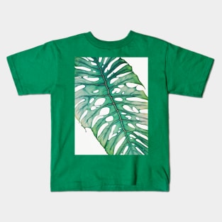 monstera leaf for the plant lovers Kids T-Shirt